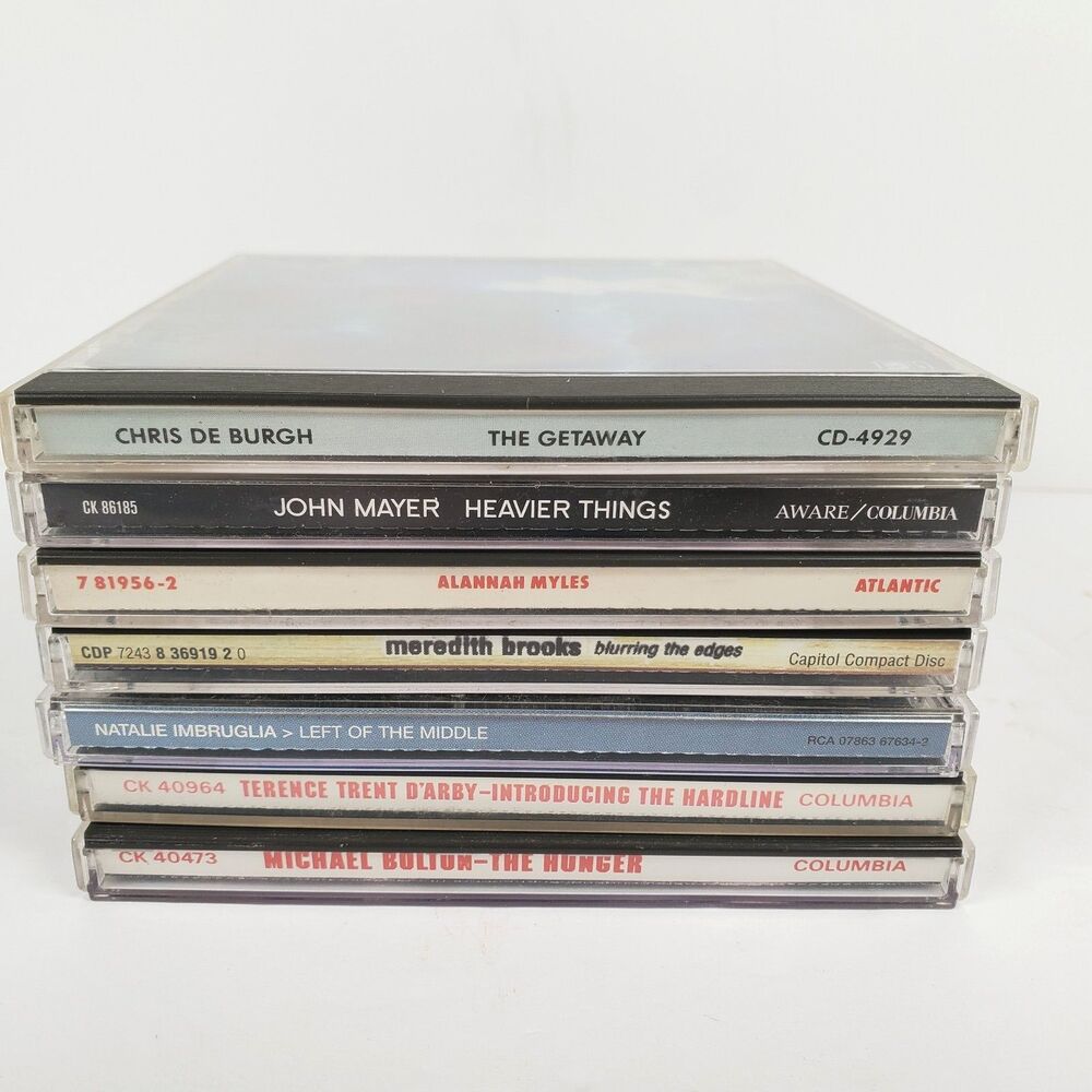 Pop Adult Contemporary CD Lot of 7 90s 2000s Hits Michael Bolton John Mayer